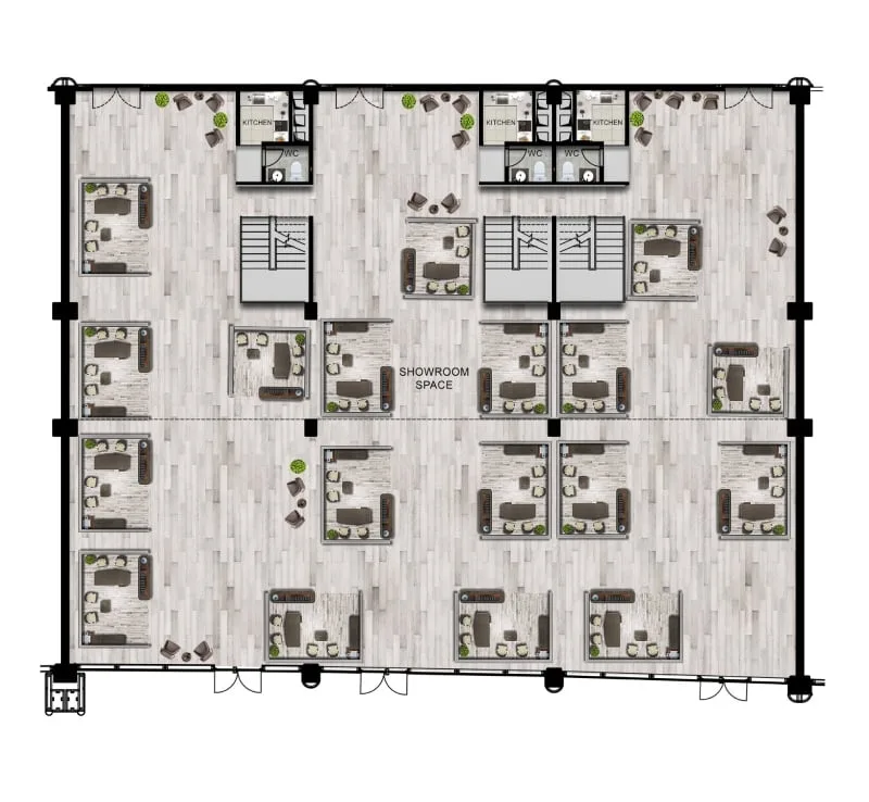Floor plan: Module 1