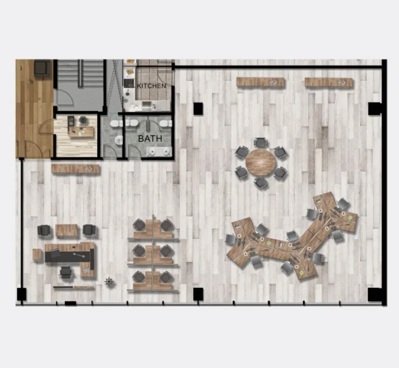 Floor plan: Module 1