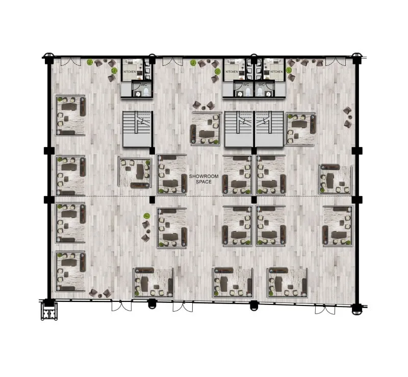 Floor plan: Module 1